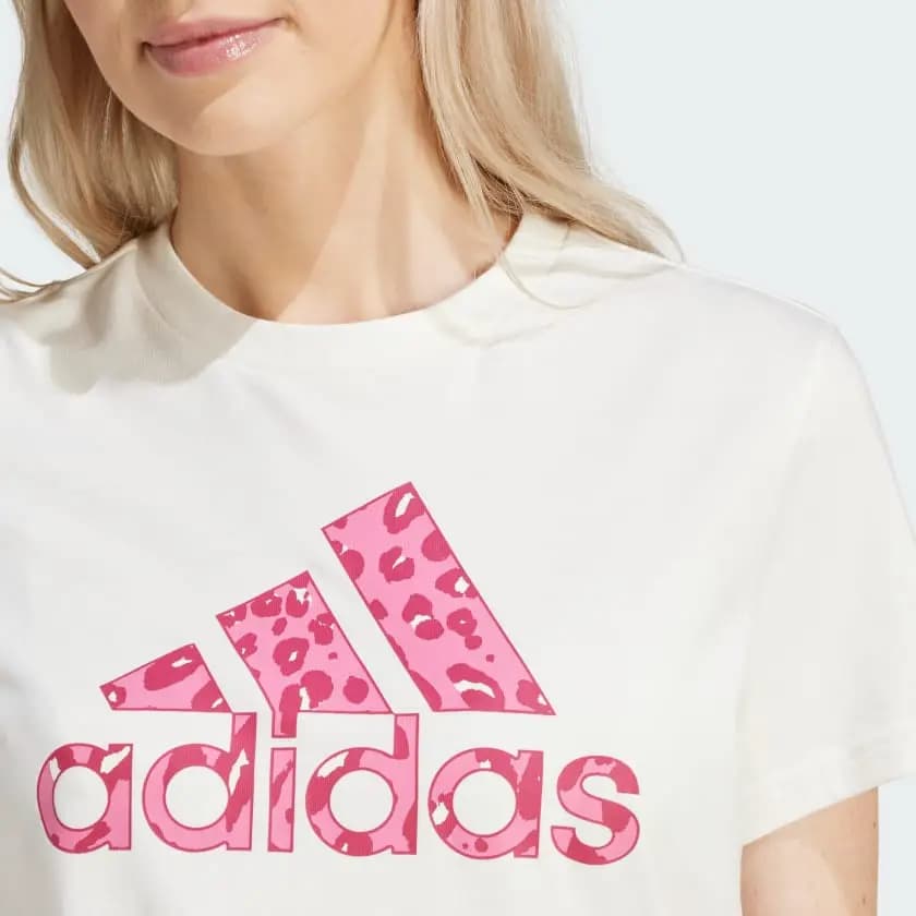 ADIDAS ANIMAL PRINT GRAPHIC TEE