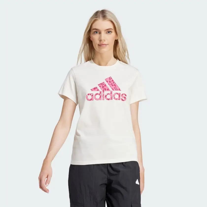ADIDAS ANIMAL PRINT GRAPHIC TEE