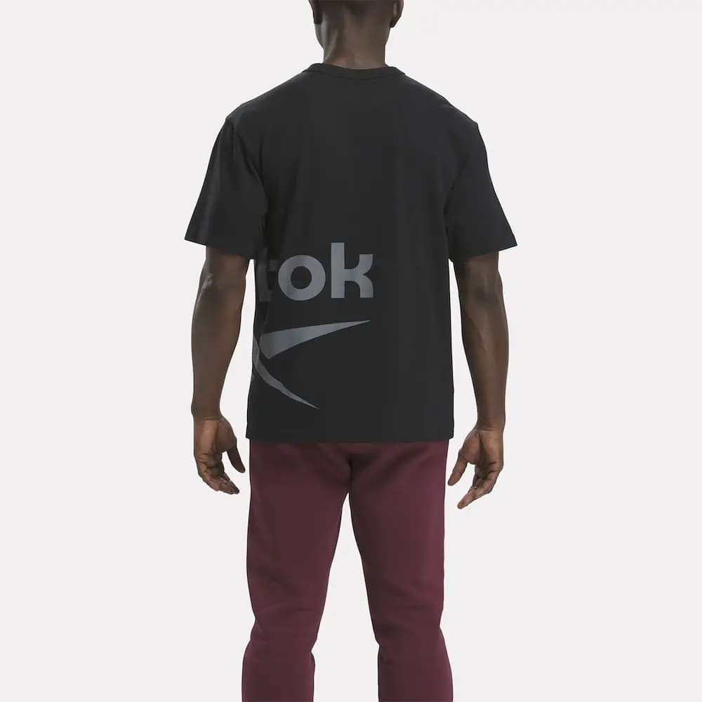 Reebok Graphic Series Side Vector T-Shirt - Black